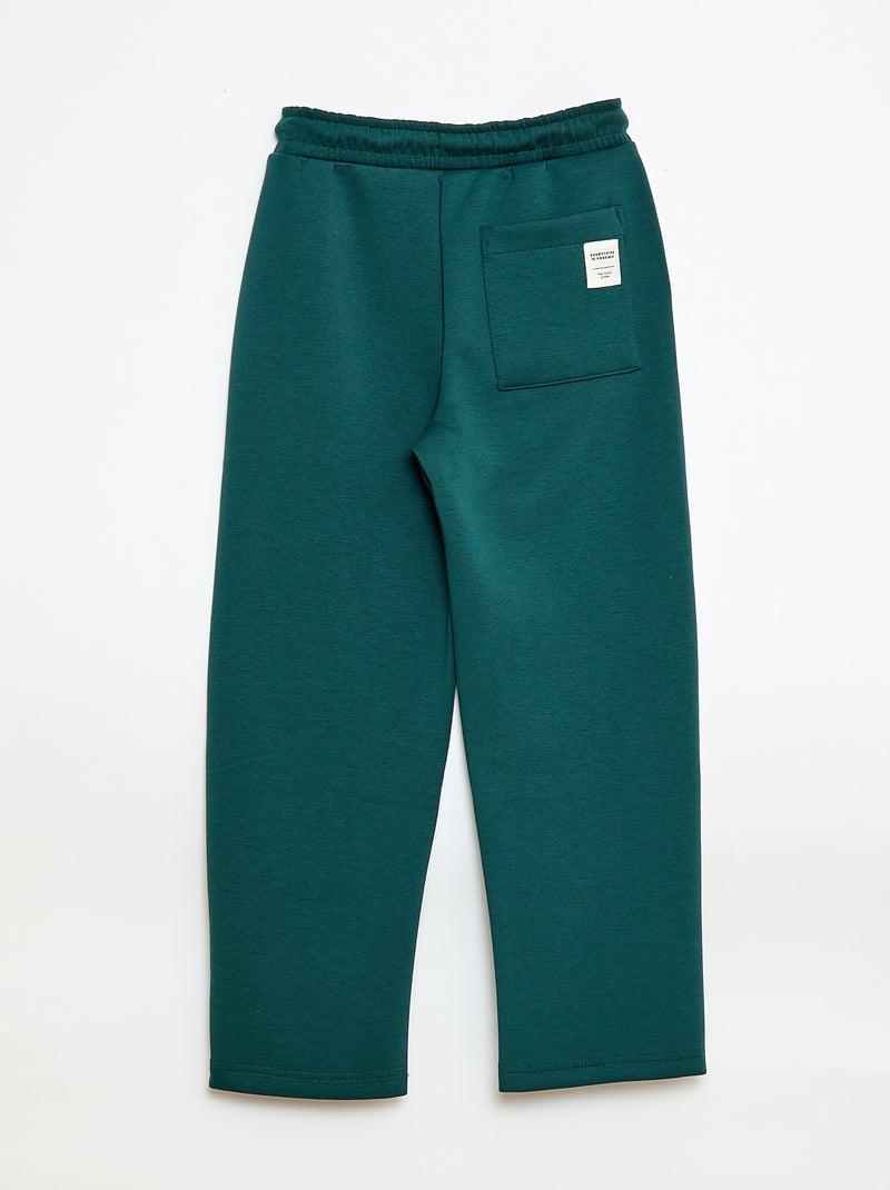 Pantaloni da jogging in felpa Verde - Kiabi