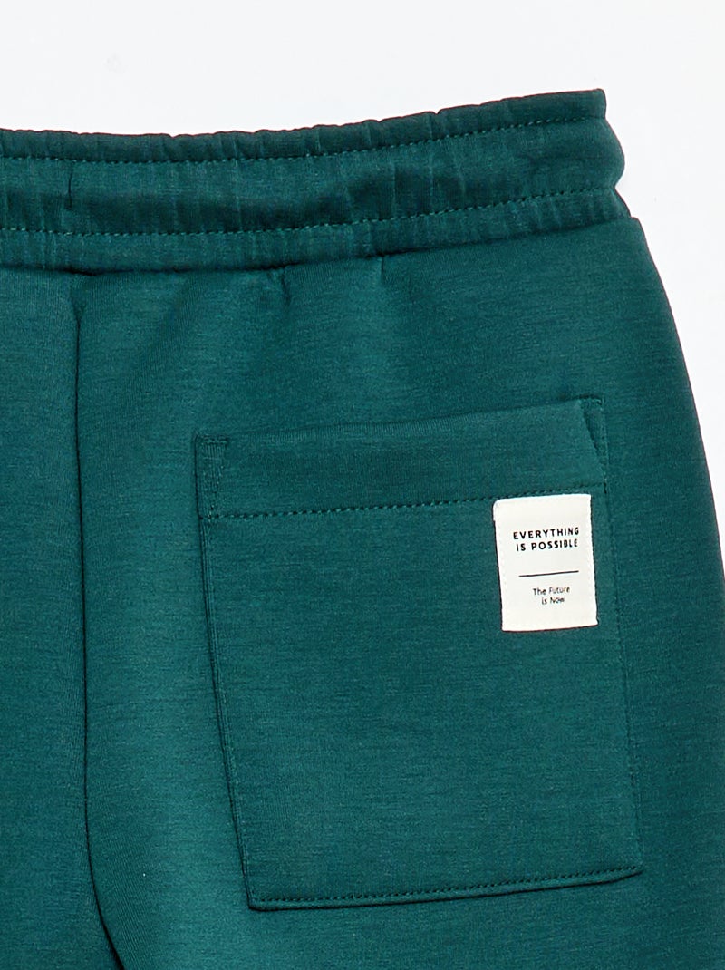Pantaloni da jogging in felpa Verde - Kiabi
