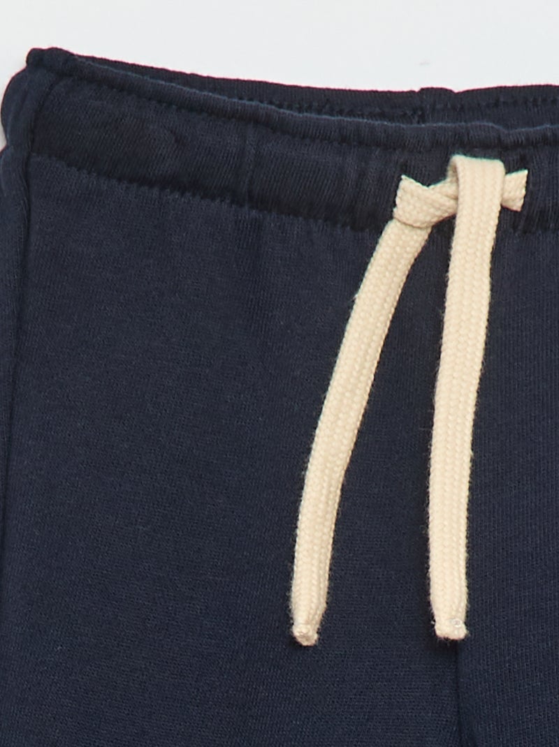 Pantaloni da jogging in french terry Blu - Kiabi