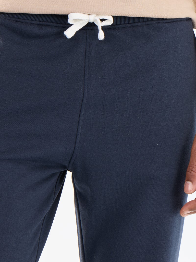 Pantaloni da jogging in French Terry Blu - Kiabi
