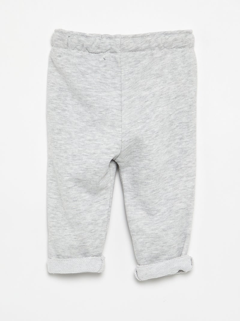 Pantaloni da jogging in french terry Grigio - Kiabi