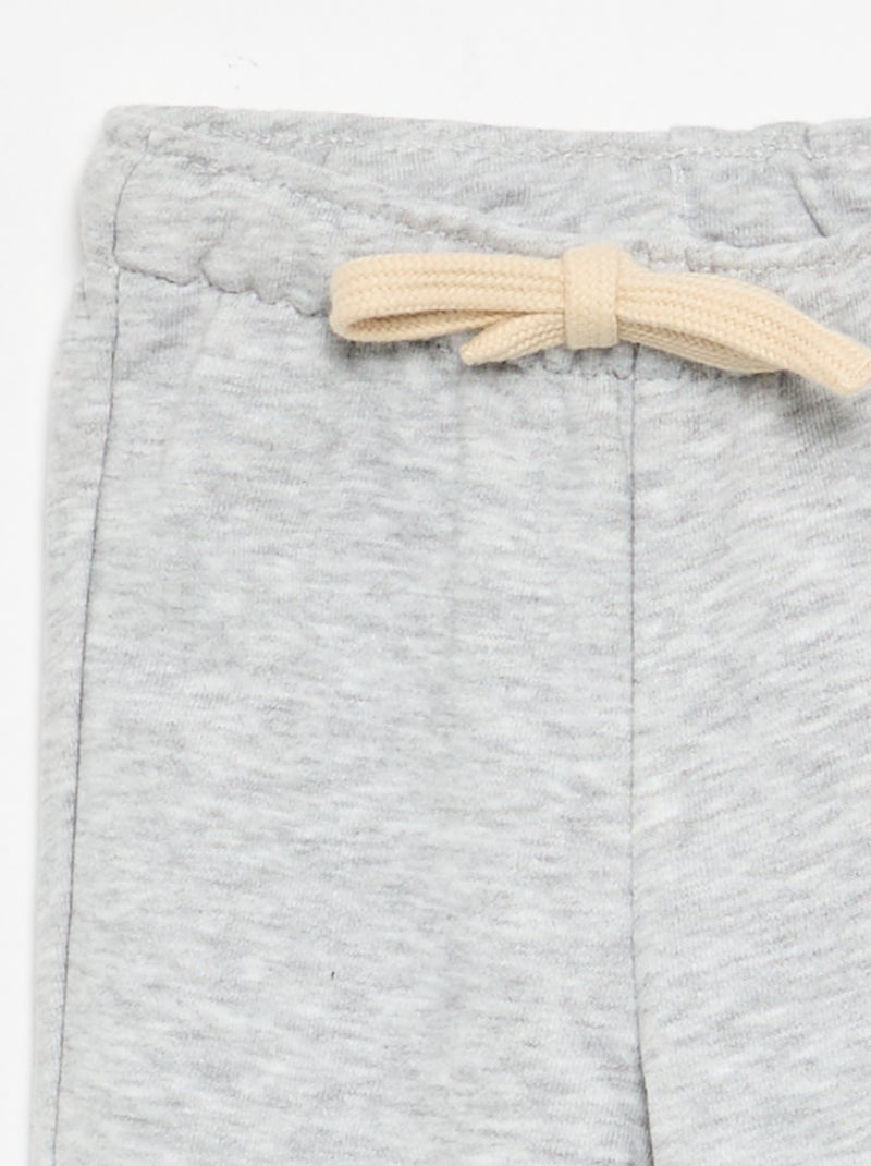 Pantaloni da jogging in french terry Grigio - Kiabi