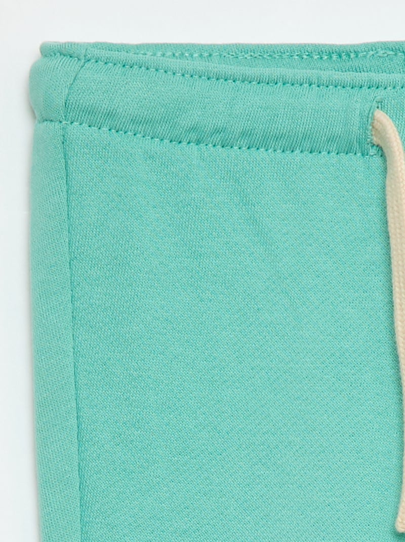 Pantaloni da jogging in french terry Verde - Kiabi