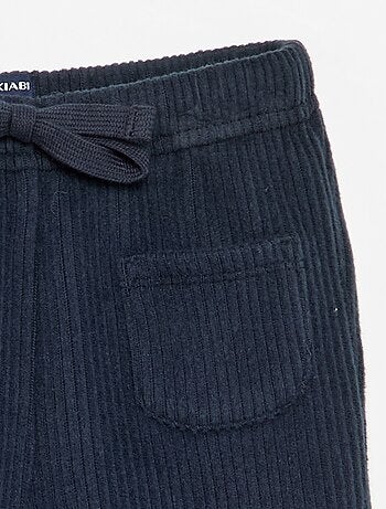 Pantaloni da jogging in maglia a costine