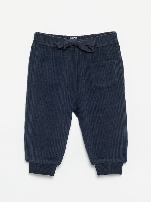 Pantaloni da jogging in maglia a costine - Kiabi Pantaloni da jogging in maglia a costine - Kiabi