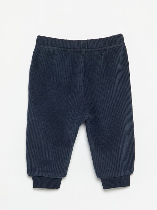 Pantaloni da jogging in maglia a costine - Kiabi Pantaloni da jogging in maglia a costine - Kiabi