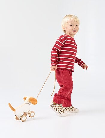 Pantaloni da jogging in maglia a costine