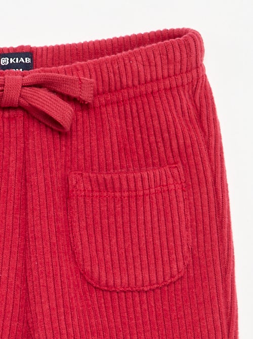 Pantaloni da jogging in maglia a costine - Kiabi Pantaloni da jogging in maglia a costine - Kiabi