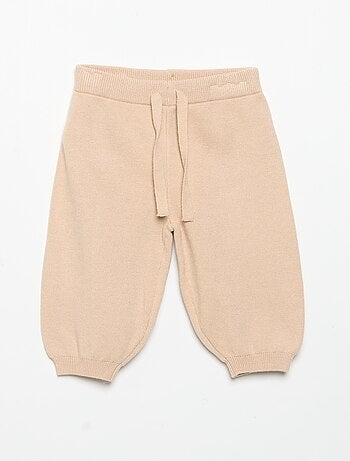 Pantaloni da jogging in maglia compatta