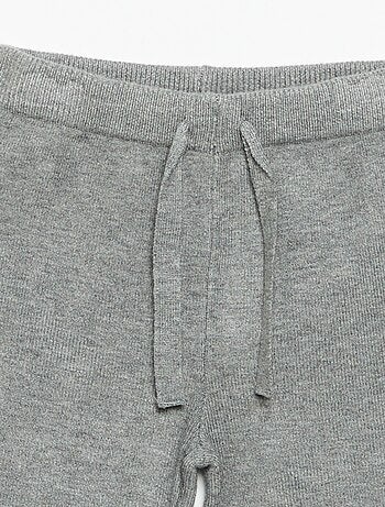 Pantaloni da jogging in maglia compatta