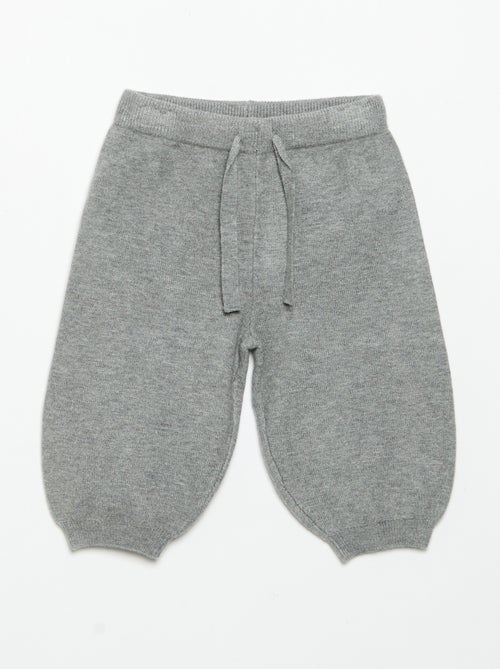 Pantaloni da jogging in maglia compatta - Kiabi