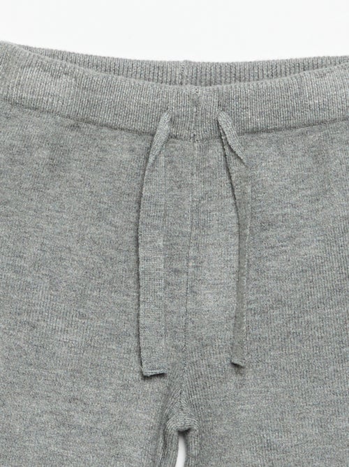 Pantaloni da jogging in maglia compatta - Kiabi