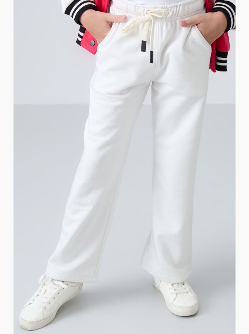 Pantaloni da jogging in misto cotone tommy Bianco sporco - Kiabi