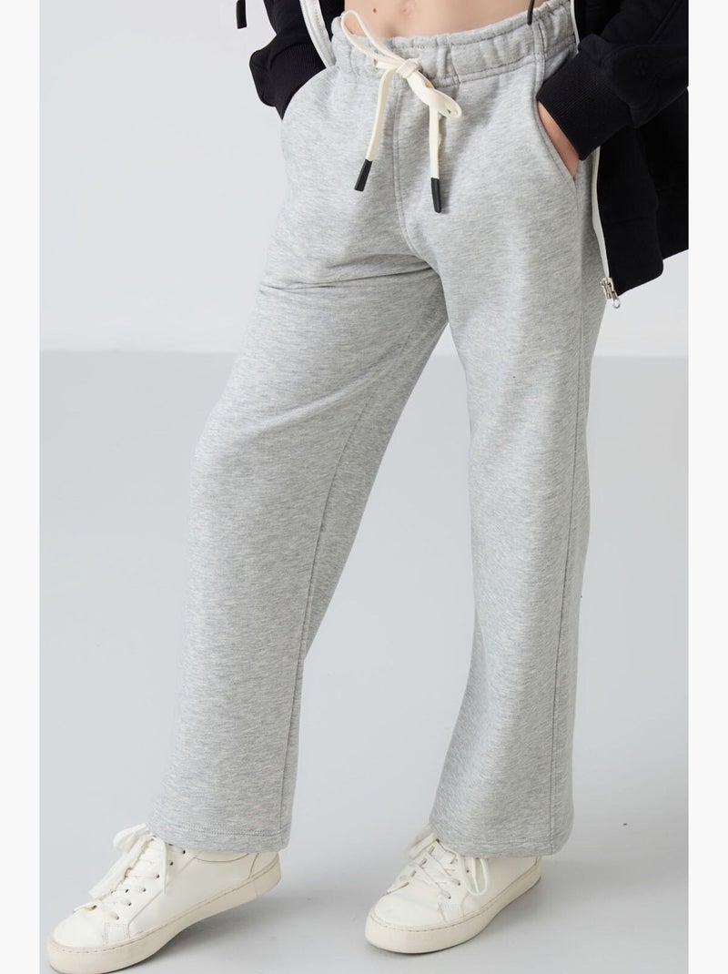 Pantaloni da jogging in misto cotone tommy Grigio chiaro - Kiabi