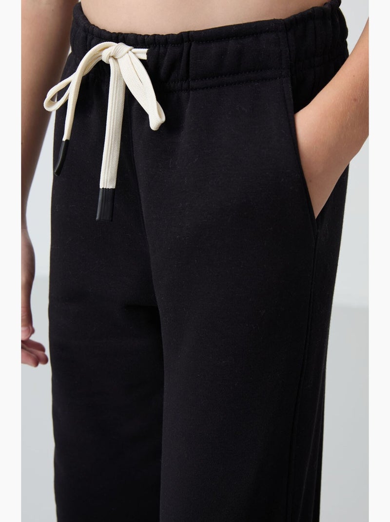 Pantaloni da jogging in misto cotone tommy Nero - Kiabi