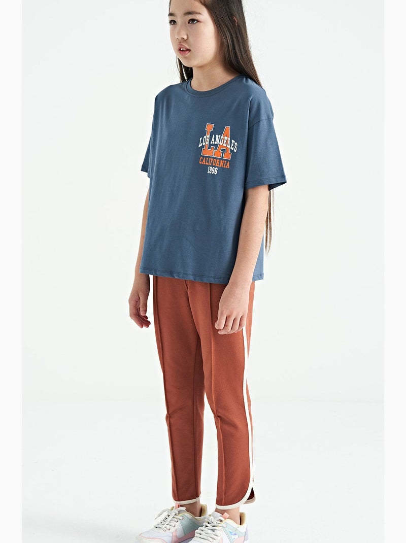 Pantaloni da jogging in misto cotone tommy Rosso mattone - Kiabi
