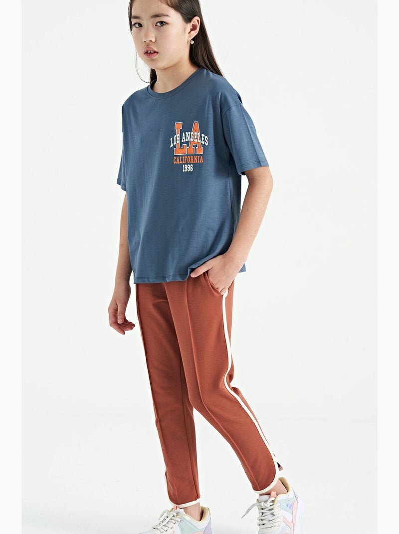 Pantaloni da jogging in misto cotone tommy Rosso mattone - Kiabi