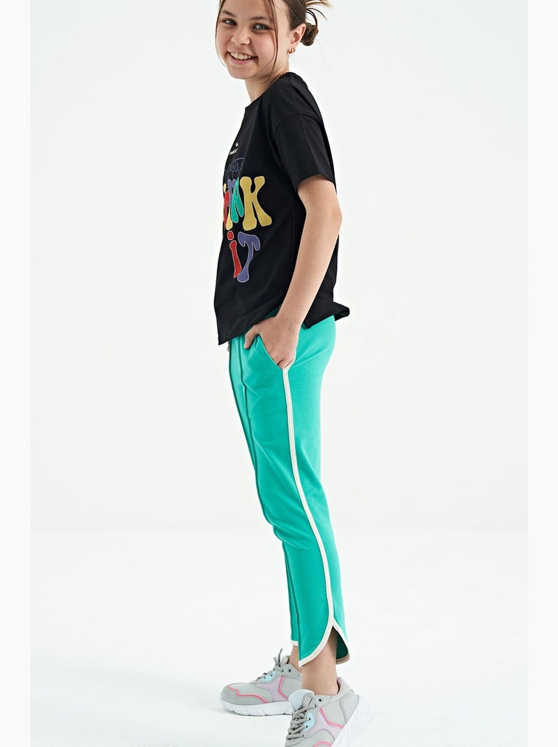 Pantaloni da jogging in misto cotone tommy Verde smeraldo - Kiabi