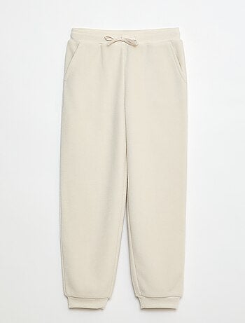Pantaloni da jogging in pile