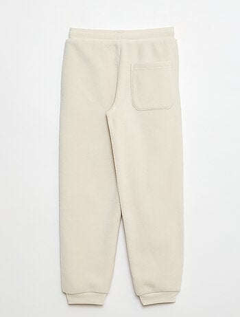 Pantaloni da jogging in pile