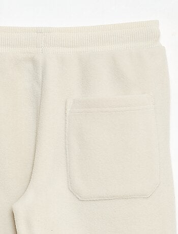 Pantaloni da jogging in pile