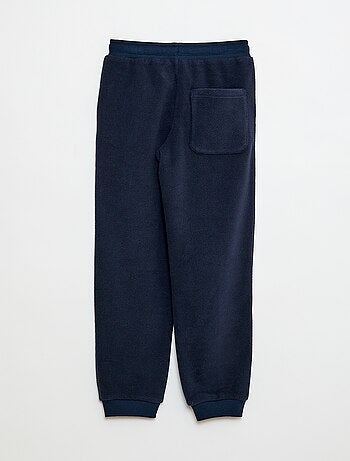 Pantaloni da jogging in pile