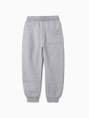 Pantaloni da jogging in pile con coulisse e tasche