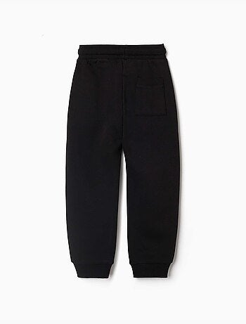 Pantaloni da jogging in pile con coulisse e tasche