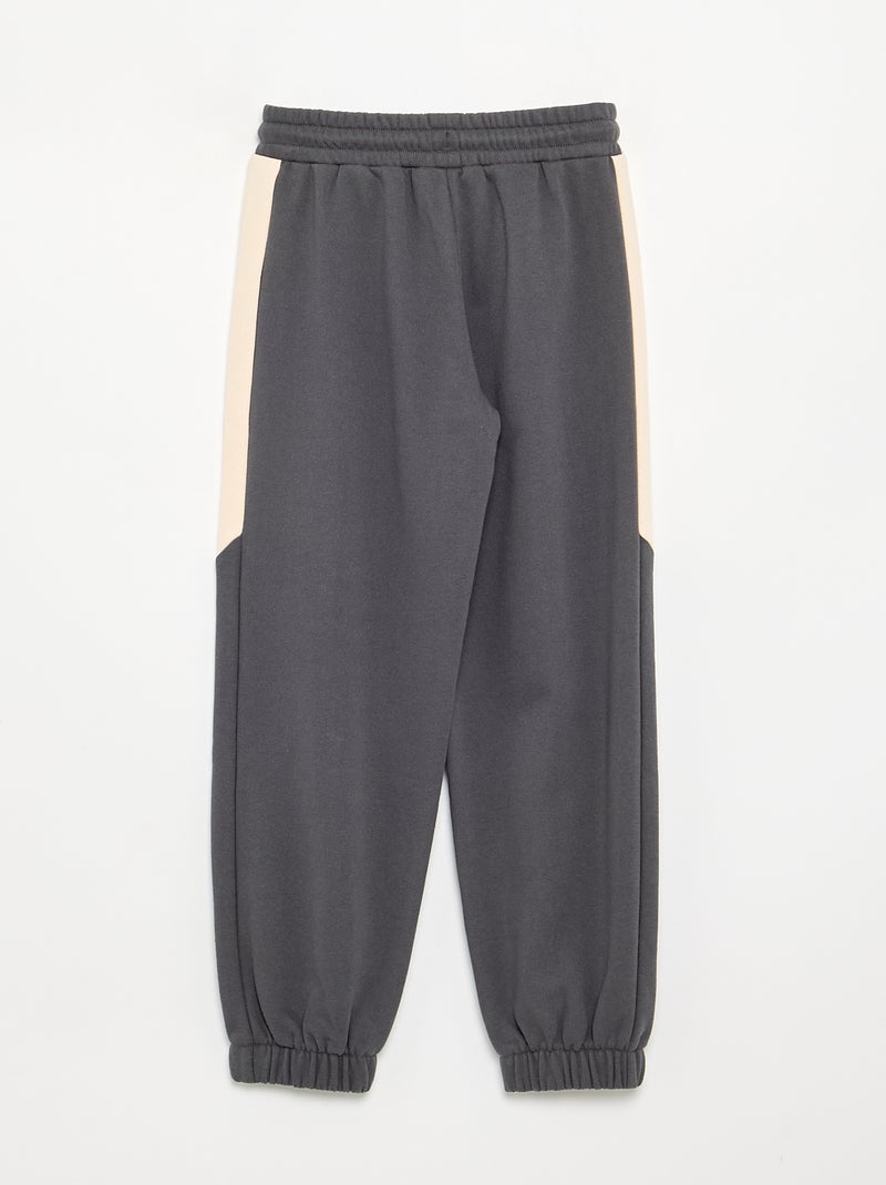 Pantaloni da jogging in pile Grigio - Kiabi