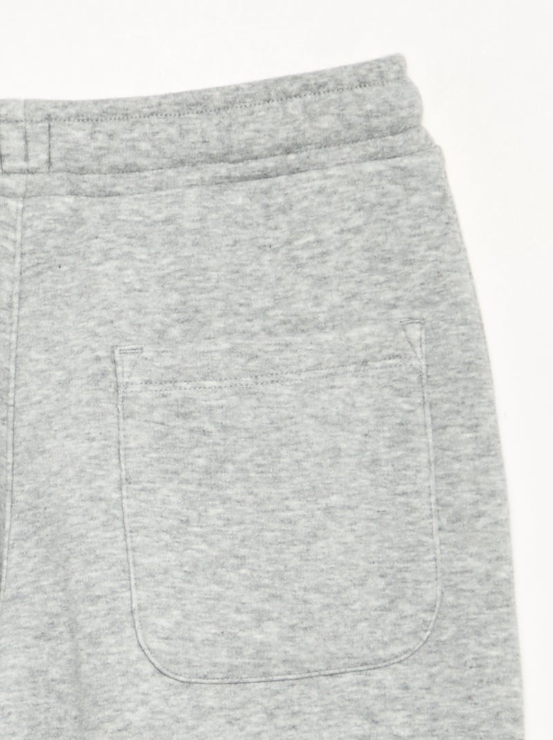 Pantaloni da jogging in pile Grigio - Kiabi