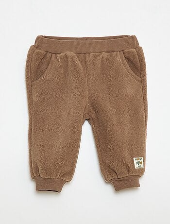 Pantaloni da jogging in pile