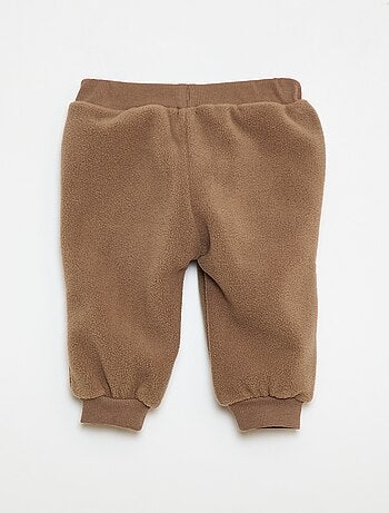 Pantaloni da jogging in pile