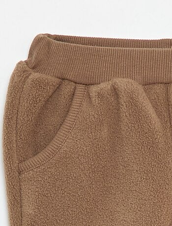 Pantaloni da jogging in pile