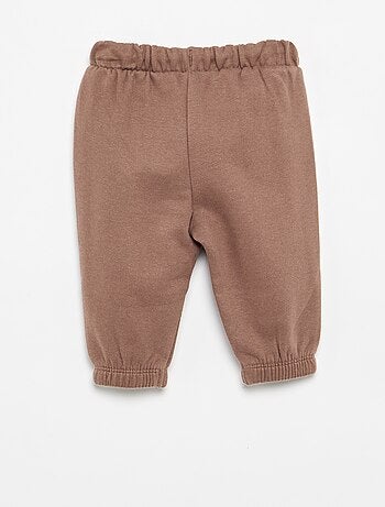 Pantaloni da jogging in pile