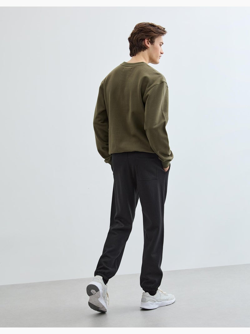 Pantaloni da jogging in pile, MO Fashion Nero - Kiabi