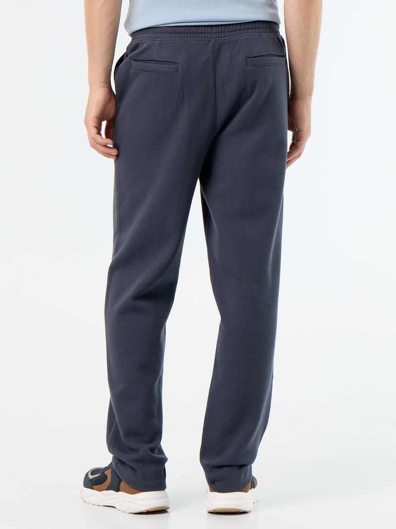 Pantaloni da jogging in piqué Blu - Kiabi