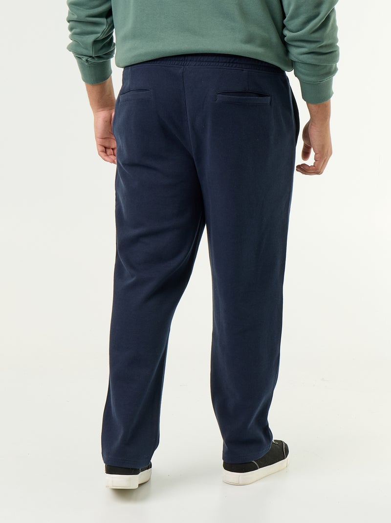 Pantaloni da jogging in piqué Blu - Kiabi