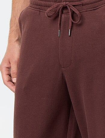 Pantaloni da jogging in piqué