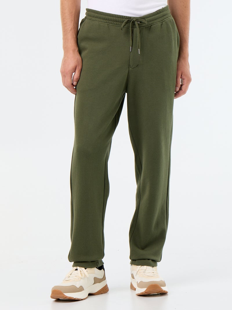 Pantaloni da jogging in piqué Verde - Kiabi