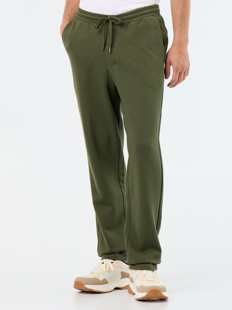 Pantaloni da jogging in piqué Verde - Kiabi