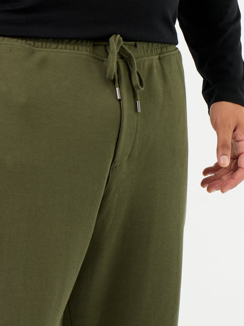 Pantaloni da jogging in piqué - Kiabi Pantaloni da jogging in piqué - Kiabi