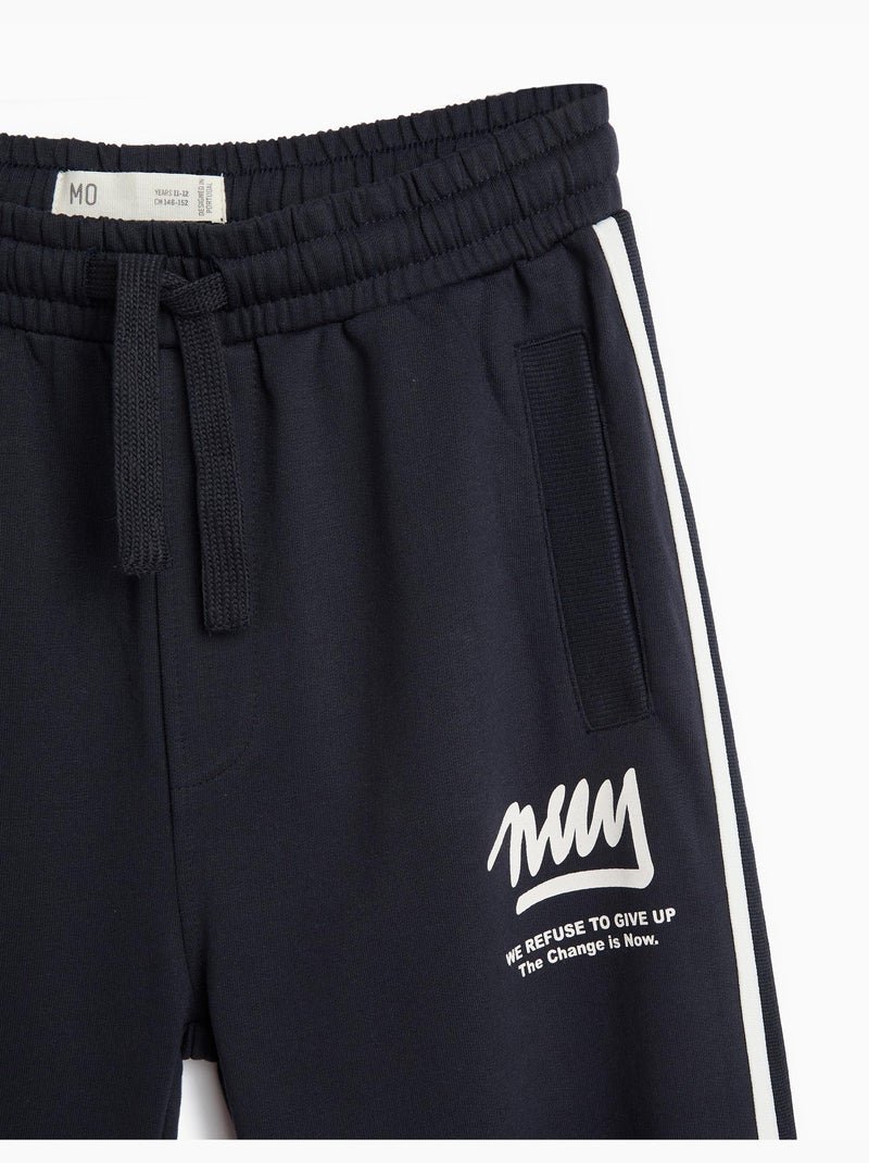 Pantaloni da jogging in spugna, mo fashion Blu - Kiabi