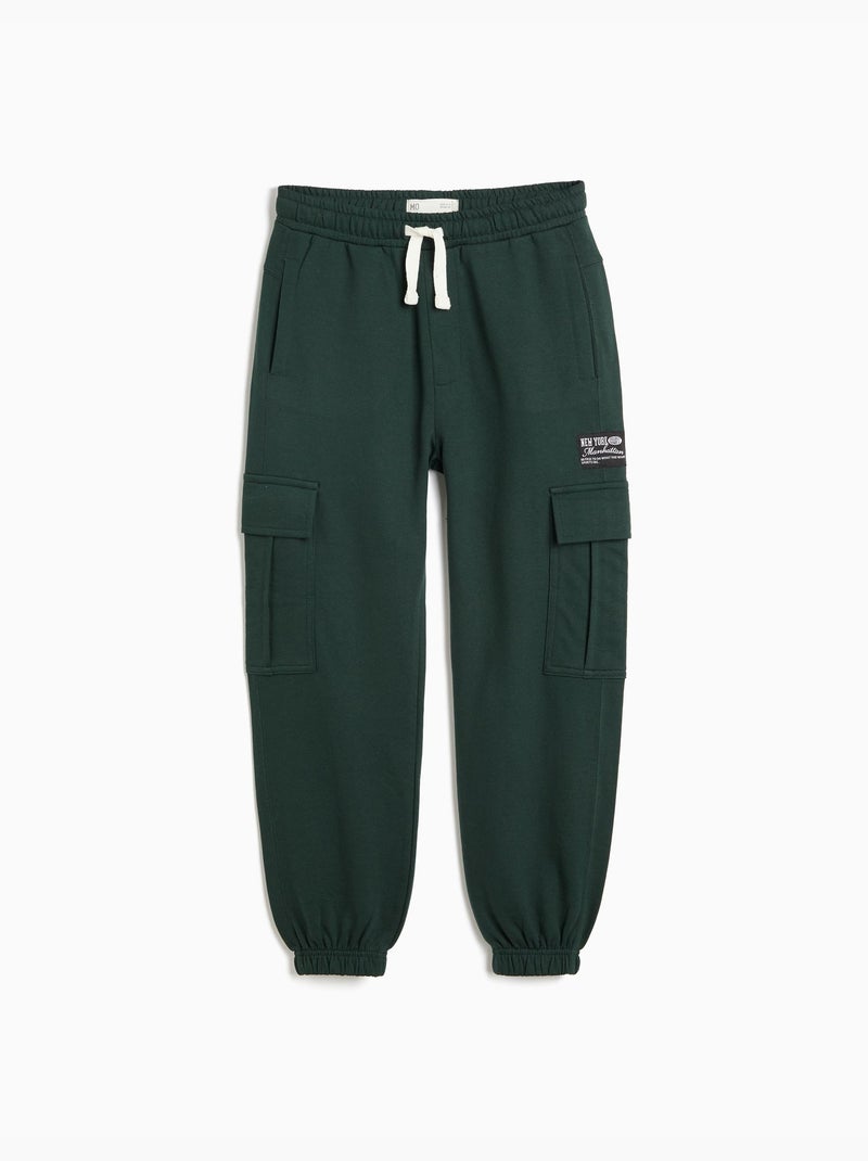 Pantaloni da jogging in spugna, mo fashion Verde - Kiabi