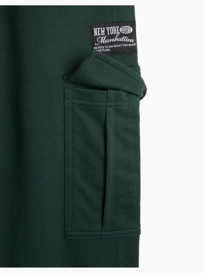 Pantaloni da jogging in spugna, mo fashion Verde - Kiabi