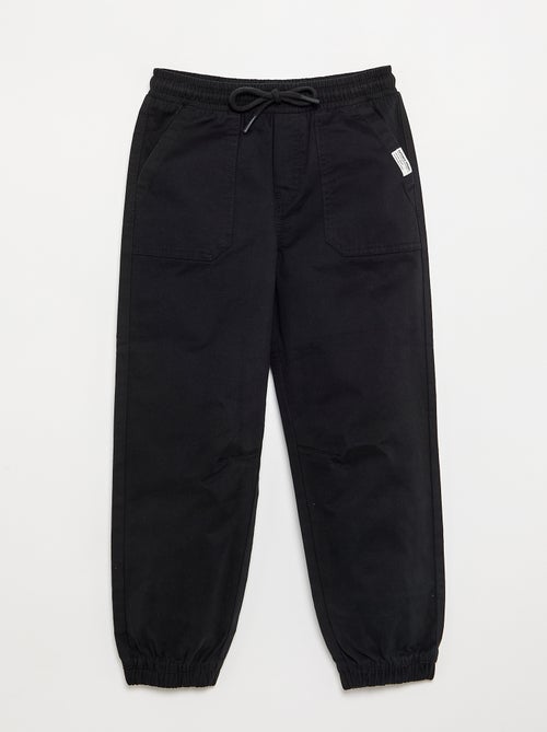 Pantaloni da jogging in twill - taglio confortevole - Kiabi Pantaloni da jogging in twill - taglio confortevole - Kiabi