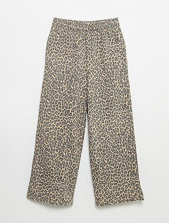 Pantaloni da jogging leopardati