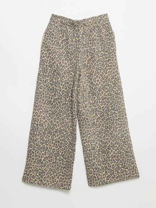 Pantaloni da jogging leopardati - Kiabi