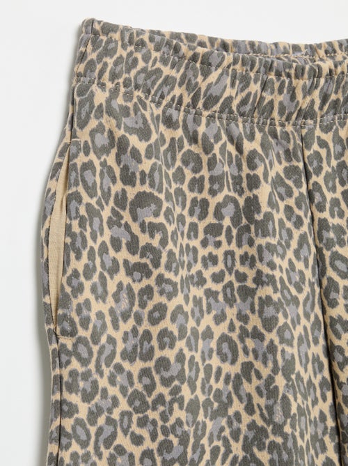 Pantaloni da jogging leopardati - Kiabi