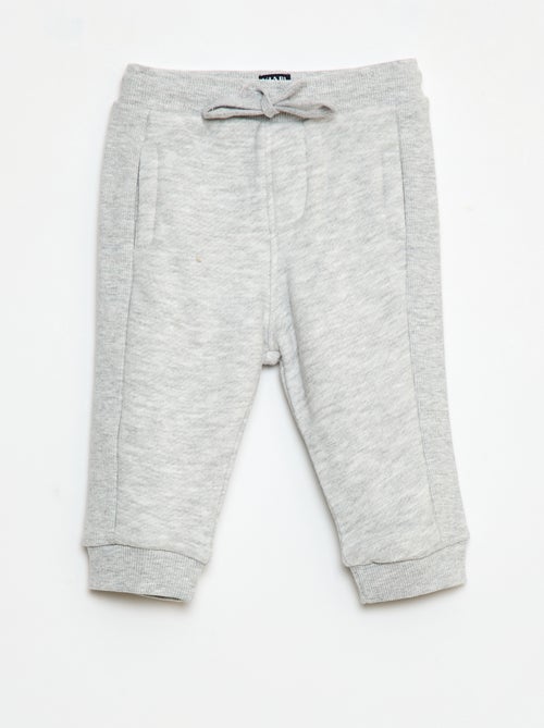 Pantaloni da jogging mélange in french terry - Kiabi