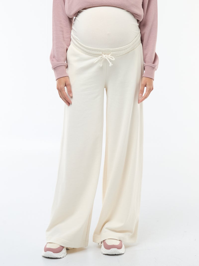 Pantaloni da jogging premaman Bianco - Kiabi